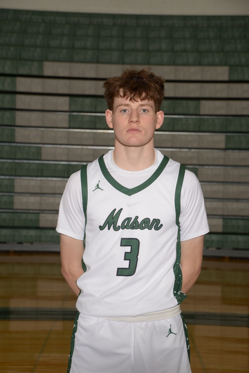 The Senour-Flaherty Insurance Company proudly recognizes Dylan Ringwald, a senior on the Mason Boys Basketball team as the Mason Winter Athlete of the Week.